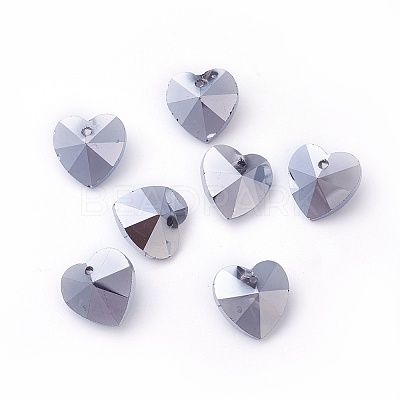 Romantic Valentines Ideas Glass Charms LS-G030V14mm-31-1