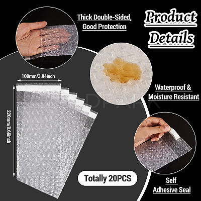 PE Film Bubble Bags ABAG-TAC0035-08D-1