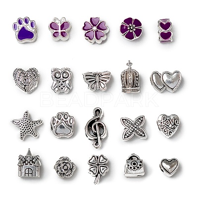 DIY Alloy European Bracelets Making Kits DIY-I108-01A-1