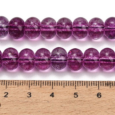 Dyed Imitation Gemstone Glass Beads Strands GL-Z001-03B-07-1