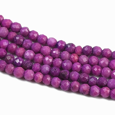 Natural Sugilite Beads Strands G-D463-07-1