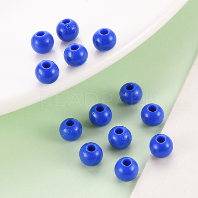 Opaque Acrylic Beads MACR-S370-C6mm-10-1