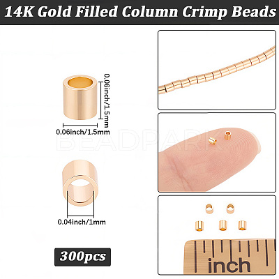 3Bags Brass Crimp Beads KK-BBC0026-10B-1
