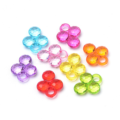 Transparent Acrylic Pendants TACR-S144-53-1