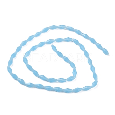 Opaque Glass Beads Strands GLAA-P001-03A-05-1