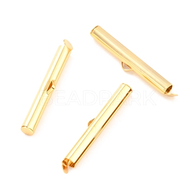 304 Stainless Steel Slide On End Clasp Tubes STAS-C044-08D-G-1