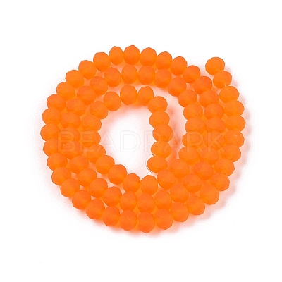 Transparent Glass Beads Strands X-EGLA-A044-T6mm-MD25-1