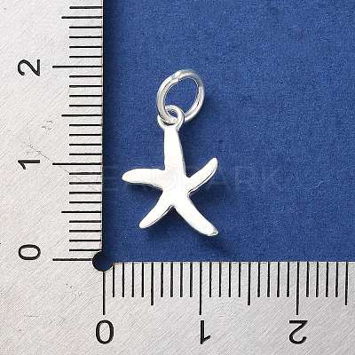 925 Sterling Silver Sea Animal Starfish Charms STER-E071-02S-07-1