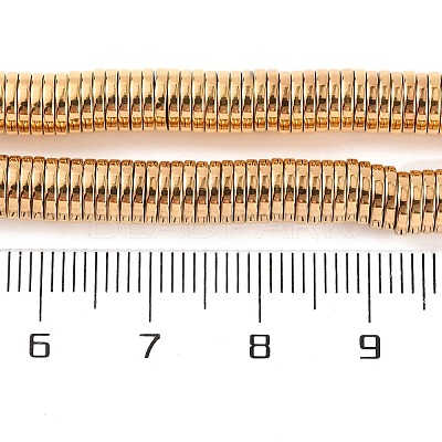 Electroplated Synthetic Non-magnetic Hematite Beads Strands G-H027-G01-04-1
