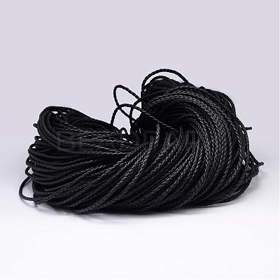 Braided PU Imitation Leather Cord LC-N009-01-3mm-1