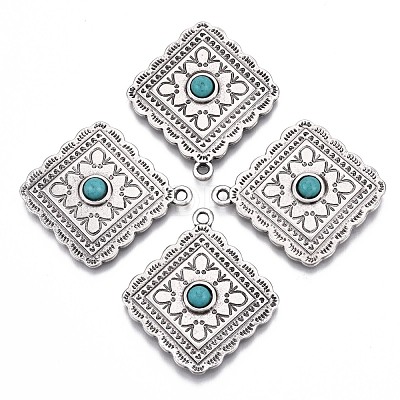 Alloy Pendants PALLOY-R113-17TAS-NR-1