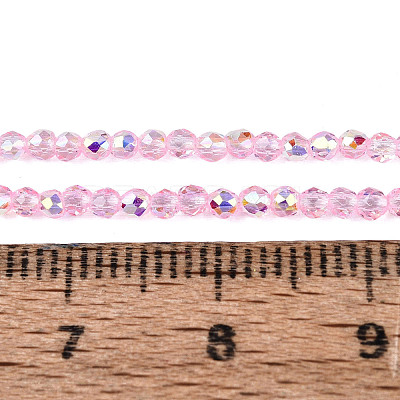 Transparent Glass Beads Strands EGLA-N028-01A-A11-1