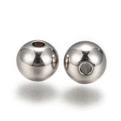 Tarnish Resistant 201 Stainless Steel Beads STAS-R033-6mm-1