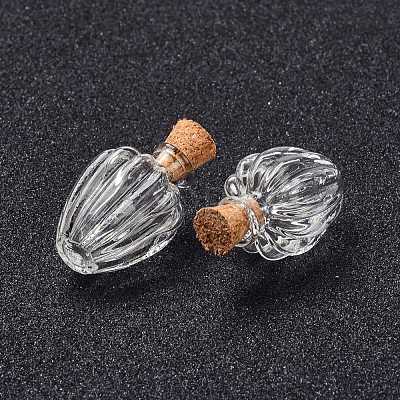 Glass Cork Bottles AJEW-O032-05A-1