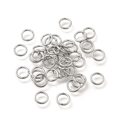 Brass Open Jump Rings KK-B147-03F-P-1