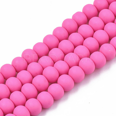 Handmade Polymer Clay Beads Strands CLAY-N008-053-03-1