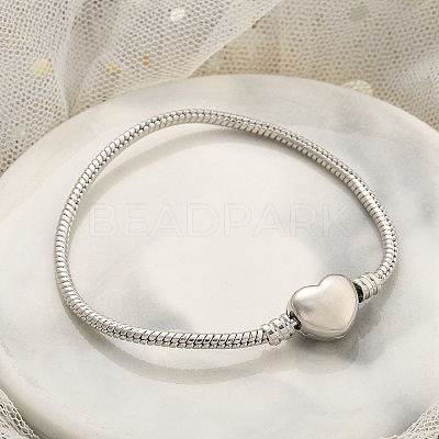 Tarnish Resistant Brass European Style Bracelets for Jewelry Making BJEW-S158-17P-1