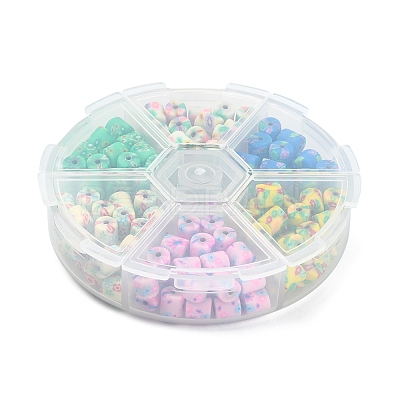 150Pcs 6 Colors Handmade Polymer Clay Beads CLAY-FS0001-21-1