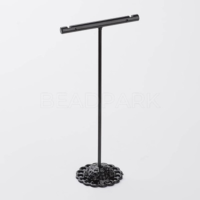 3 Pcs T Bar Iron Earring Displays Sets X-EDIS-P001-01B-1