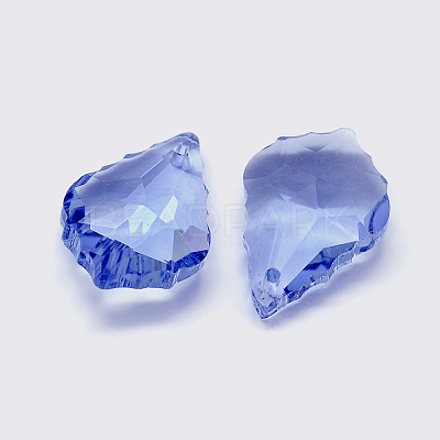 Faceted Glass Pendants X-GLAA-F068-C10-1