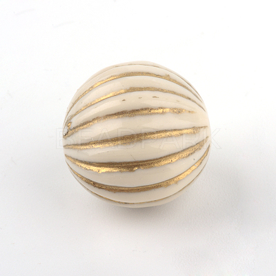 Round Plating Acrylic Beads LS-PACR-Q102-51A-1