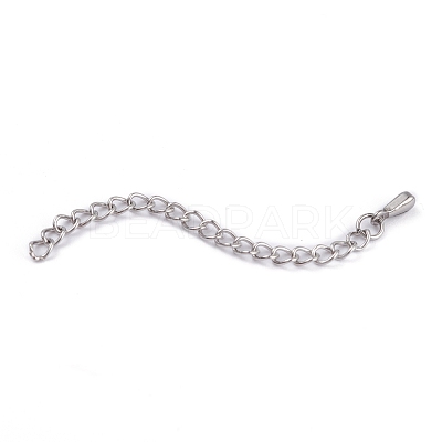 Tarnish Resistant 304 Stainless Steel Chain Extender X-STAS-D037-1