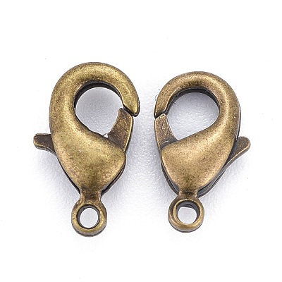 Brass Lobster Claw Clasps KK-901-AB-NF-1