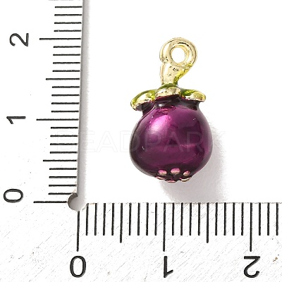 Alloy Enamel Pendants AL-CBA24A7-01G-03-1