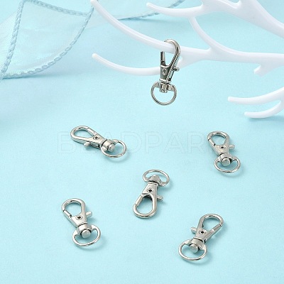 10Pcs Alloy Swivel Lobster Claw Clasps PALLOY-CJ0002-68-1