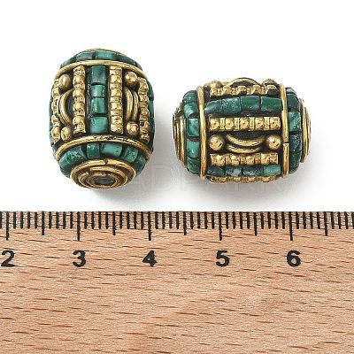 Handmade Tibetan Style Beads KK-Z157-08AG-02-1