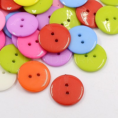Acrylic Sewing Buttons BUTT-E084-A-M-1