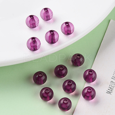 Transparent Acrylic Beads MACR-S370-A8mm-743-1
