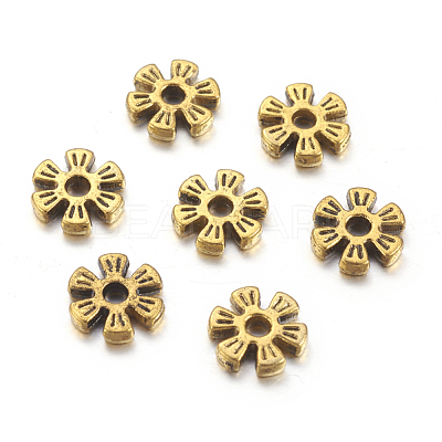 Alloy Spacer Beads PALLOY-R00742-AG-NR-1
