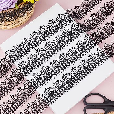15 Yards Polyester Stitchwork Lace OCOR-GF0002-40B-1
