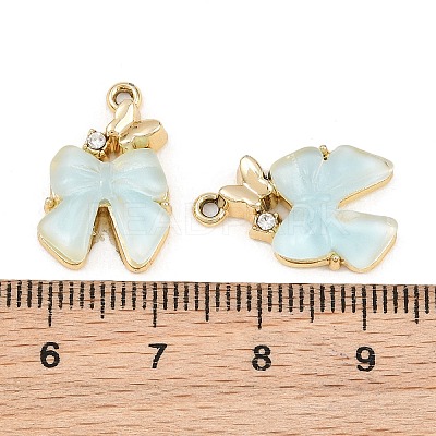 Alloy & Resin & Rhinestone Pendants RE-CBA4E99-02G-C-1