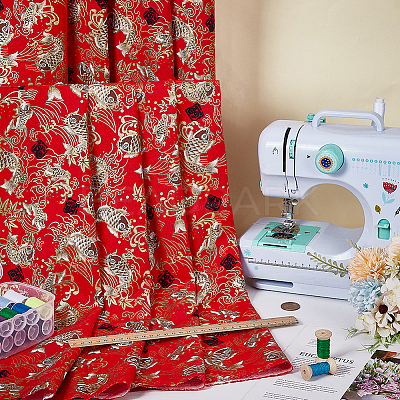Japanese Style Cotton Fabric DIY-WH0504-797B-1
