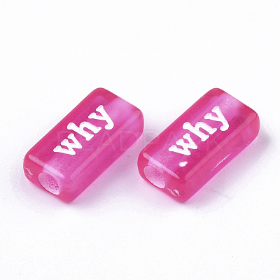 Transparent Acrylic Beads MACR-S273-30-1
