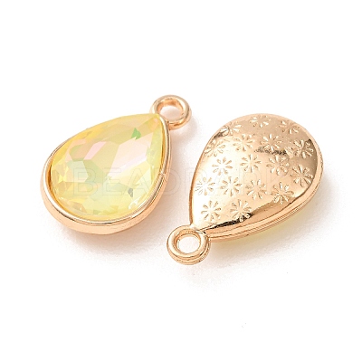 Alloy Glass Pendants GL-CBA7A25-02C-1