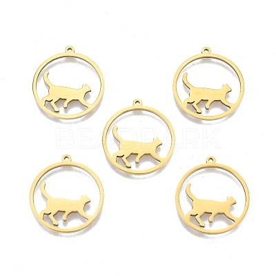 Ion Plating(IP) 201 Stainless Steel Pendants LS-STAS-N098-098LG-1