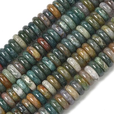 Natural Indian Agate Beads Strands G-G329-A05-3x8mm-1