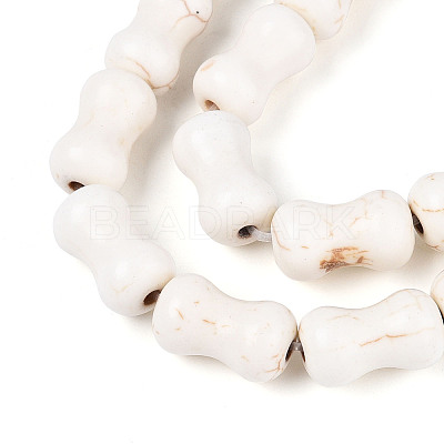 Synthetic Howlite Beads Strands G-N352-12-1