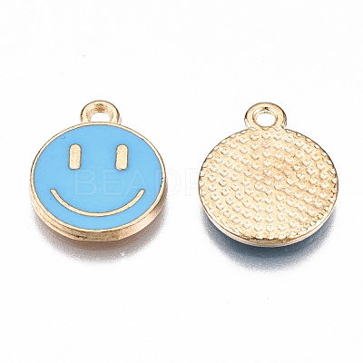 Alloy Enamel Charms ENAM-S121-165B-RS-1
