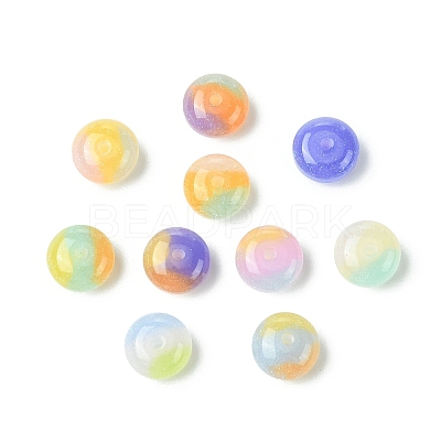 90Pcs 9 Colors Opaque Resin Beads FIND-CJ0004-80-1