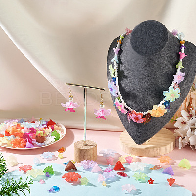 230Pcs 6 Styles Transparent Acrylic Beads OACR-TA0004-39-1