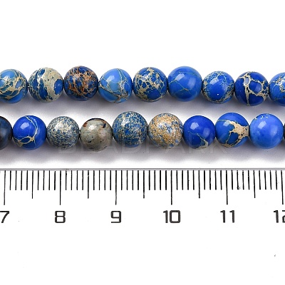 Dyed Natural Regalite/Imperial Jasper/Sea Sediment Jasper Beads Strands G-B124-C02-01-1