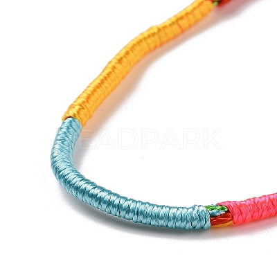Polyester Braided String Cord Bracelet BJEW-I306-01B-1
