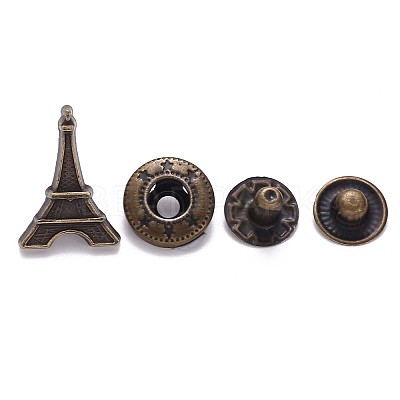Brass Snap Buttons SNAP-S012-003-RS-1