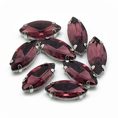 Sew on Rhinestone RGLA-T034-9x18mm-18-1