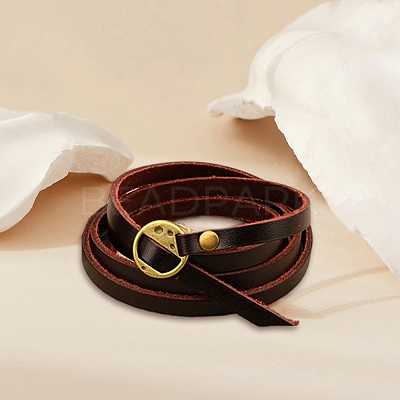 1Pc Leather Cord Bracelets/Chain Belts BJEW-CL0001-19-1