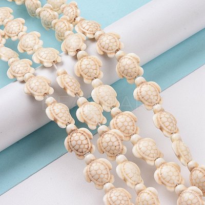 Dyed Synthetic Turquoise Bead Strands X-G-M152-11-B-1